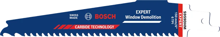 Bosch EXPERT aknalammutuse tera S959DHM, kõvametallist hambad.